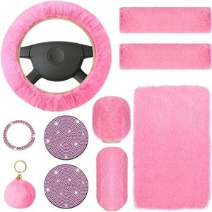 Brand New Pink Car Set